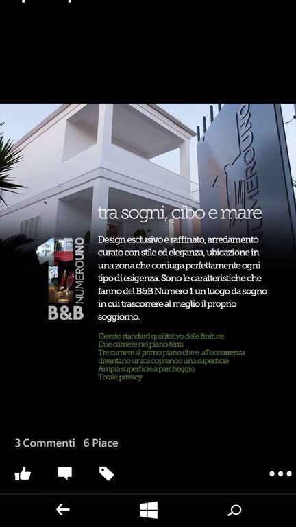 B&B Numero Uno Bisceglie Ngoại thất bức ảnh